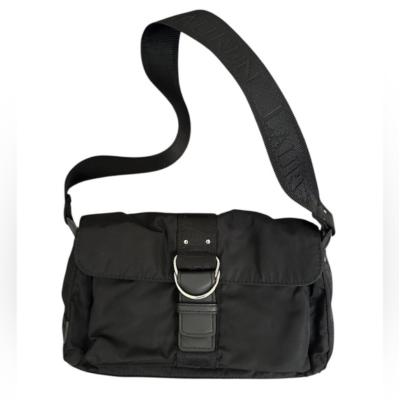 Lauren Ralph Lauren Nylon Baguette Shoulder Bag